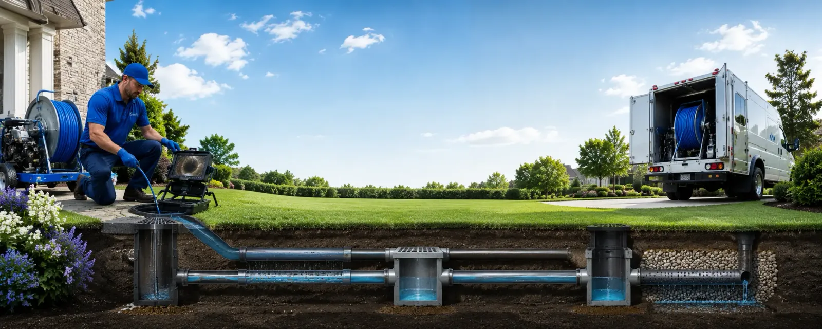 Outdoor drain cleaning information for Montezuma, NY